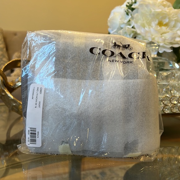 Coach Madison Shoulder Bag 16 Crossbody Bag Pewter/Granite - Picture 13 of 13